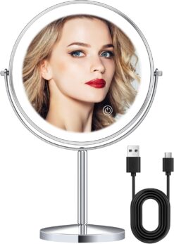 Lighted Rechargeable Makeup Mirror