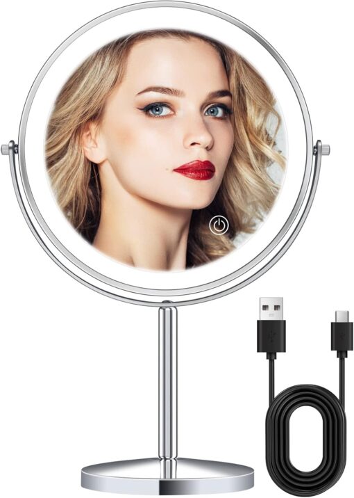 Lighted Rechargeable Makeup Mirror