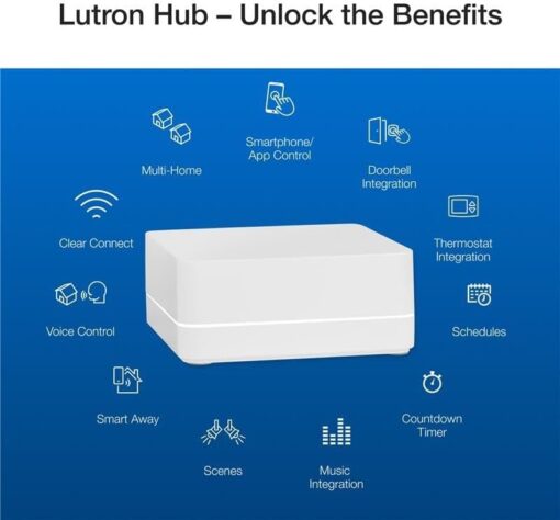 Lutron Caséta Wireless Smart Lighting Dimmer Switch Starter Kit - Image 3