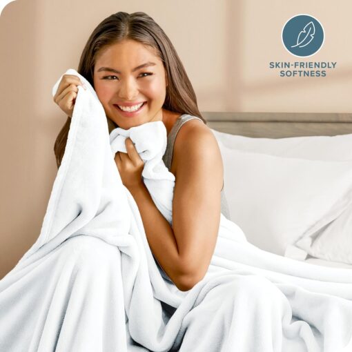 Bare Home Microplush Fleece Blanket - Image 2