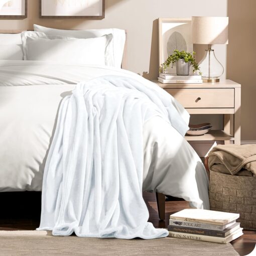 Bare Home Microplush Fleece Blanket - Image 3