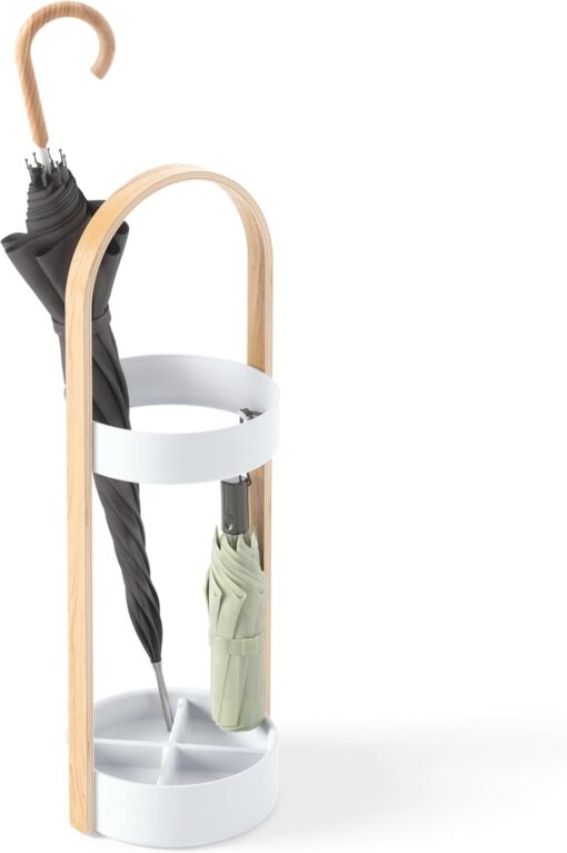 Umbra Bellwood Umbrella Stand - Walnut/Black - Image 2