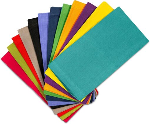 Cotton Craft Multicolor Cloth Napkins - Image 2