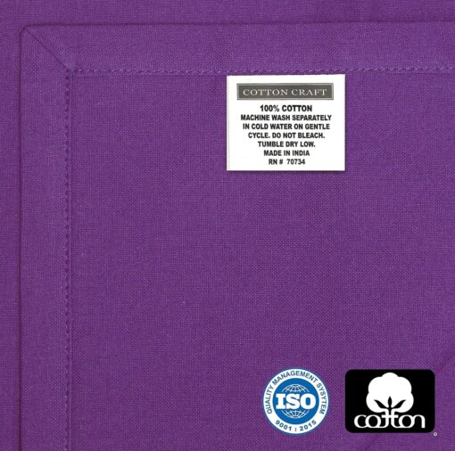 Cotton Craft Multicolor Cloth Napkins - Image 3