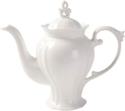 Fine Porcelain Ultra White English Teapot