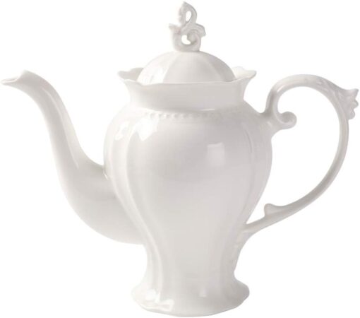 Fine Porcelain Ultra White English Teapot