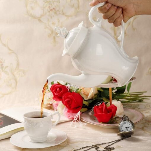 Fine Porcelain Ultra White English Teapot - Image 2