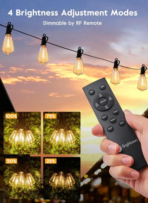 Brightown Solar String Lights Outdoor 70FT - Image 2