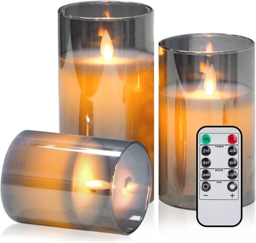 Goldprice LED Flameless Candles - Set of 3
