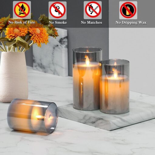 Goldprice LED Flameless Candles - Set of 3 - Image 2
