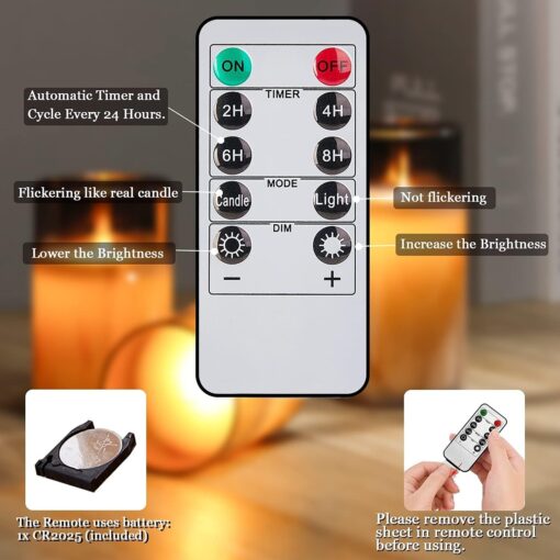 Goldprice LED Flameless Candles - Set of 3 - Image 4