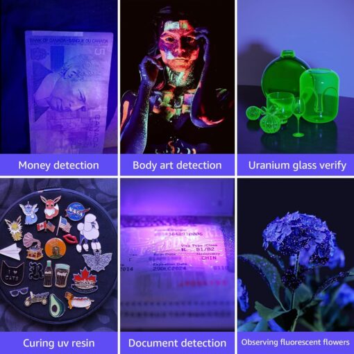 LE UV Flashlight Pet Urine Stain Detector - Image 4