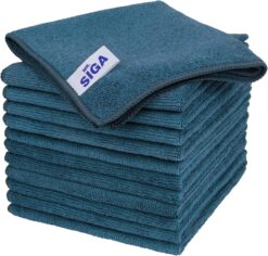 MR.SIGA Microfiber Cleaning Cloths - Pack of 12