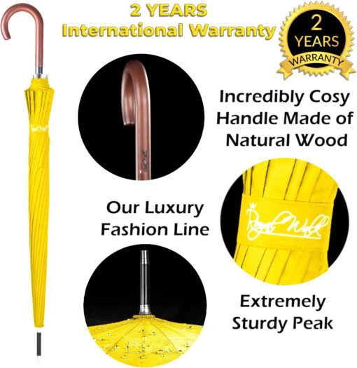 Royal Walk Windproof Large Umbrella - Image 2
