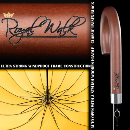 Royal Walk Windproof Large Umbrella - Image 3
