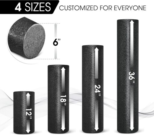 Yes4All EPP Extra Firm High-Density Foam Roller - Image 4