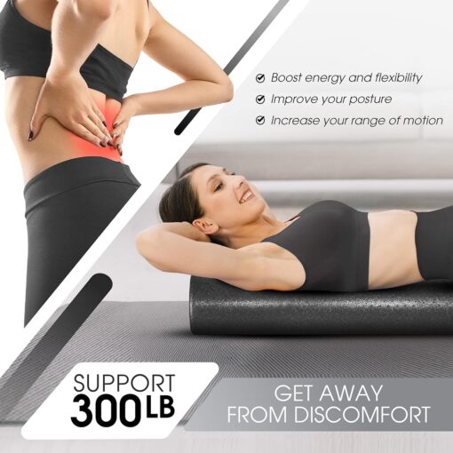 Yes4All EPP Extra Firm High-Density Foam Roller - Image 5