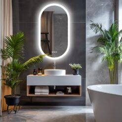 Wisfor Oval LED Bathroom Mirror