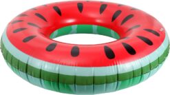 MoKo Inflatable Pool Float - Green Stripe Watermelon