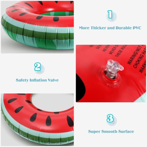 MoKo Inflatable Green Stripe Watermelon - Image 3