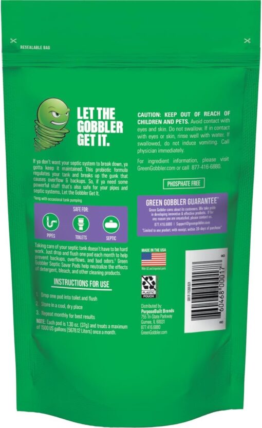 Green Gobbler Bacteria Enzyme Pacs - 6 Month Supply - Image 2