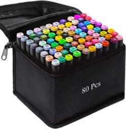 AMUIZC Alcohol Markers - 80 Colors