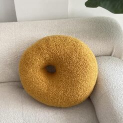 SHINUOER Donut Pillow - Yellow