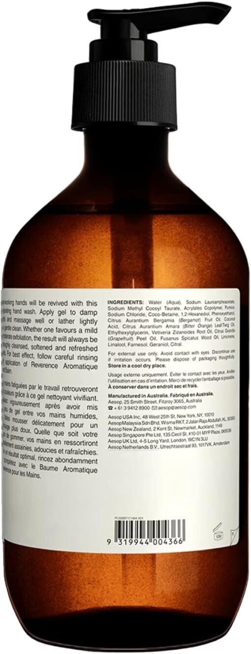 Aesop Reverence Aromatique Exfoliating Hand Wash - Image 5
