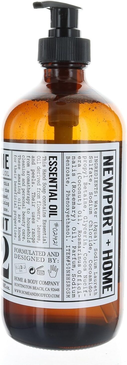 Newport + Home Rosemary Mint Hand Soap - Image 2