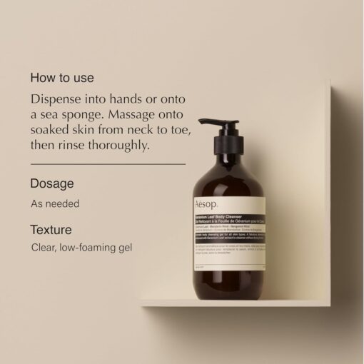 Aesop Reverence Aromatique Hand Wash - Geranium Leaf - Image 2