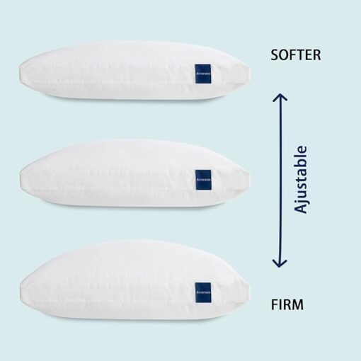 ACCURATEX Hybrid Shredded Memory Foam Pillows - 2 Pack - Image 2