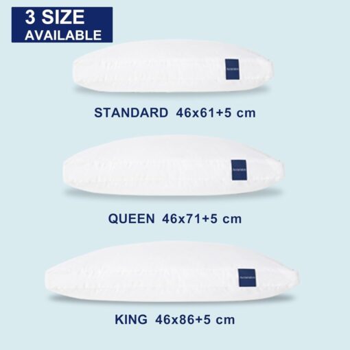 ACCURATEX Hybrid Shredded Memory Foam Pillows - 2 Pack - Image 5