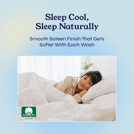 California Design Den 100% Cotton Deep Pocket Sateen Sheets - Image 2