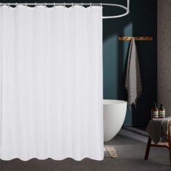 Beneyhome Long Fabric Shower Curtain Liner